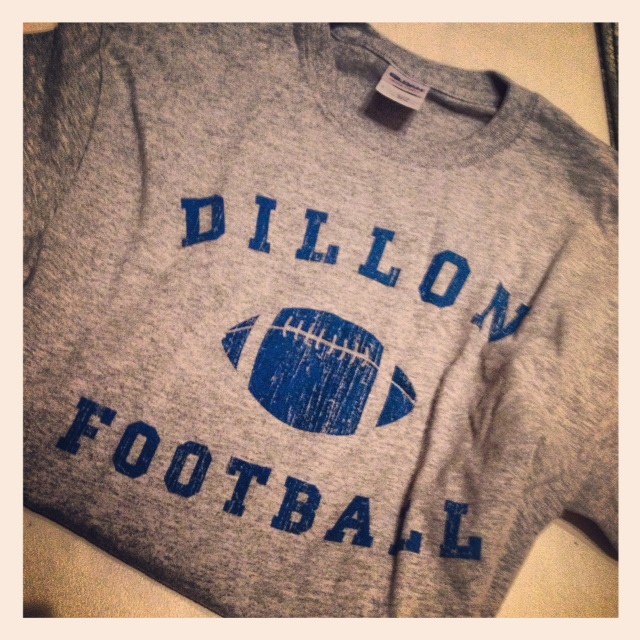 dillon football shirt