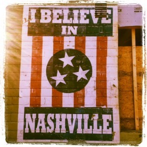 I believe in Nashville