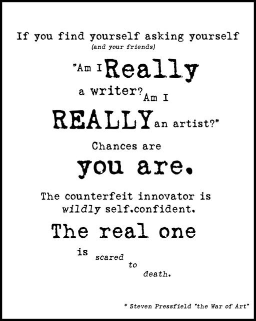 be a writer