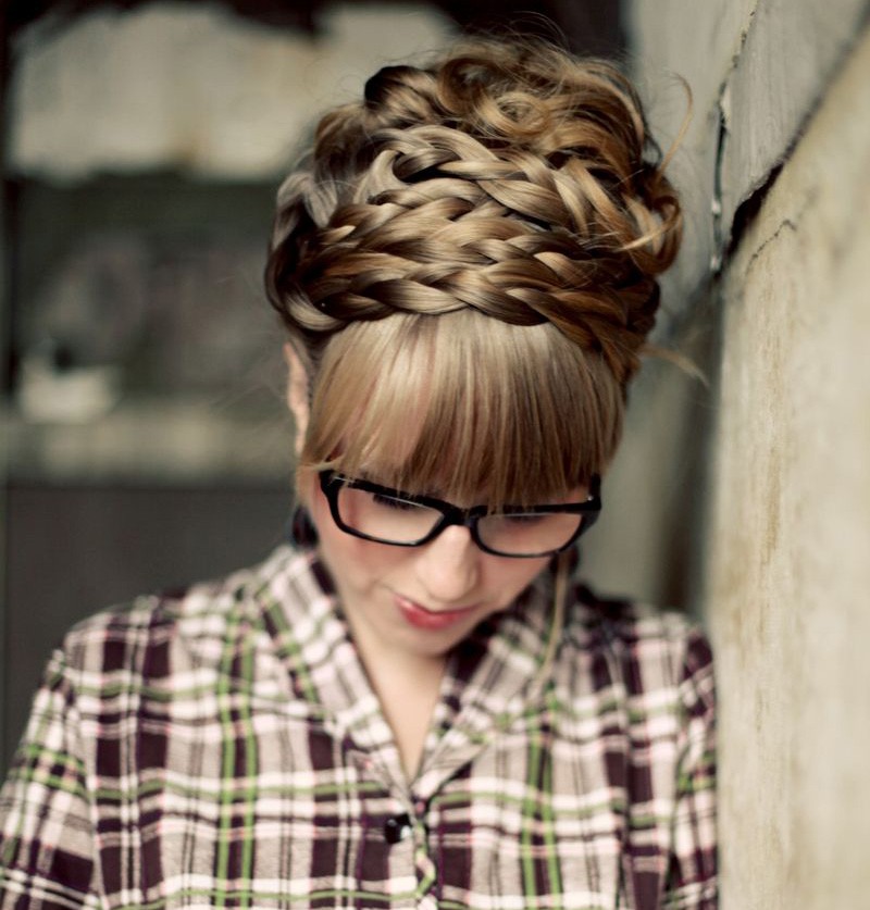 hair tutorial: how to style maiden braids.