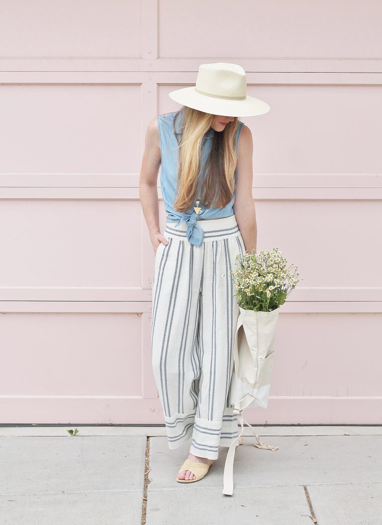 my favorite blue & white striped pieces for summer